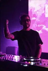 DJ performing